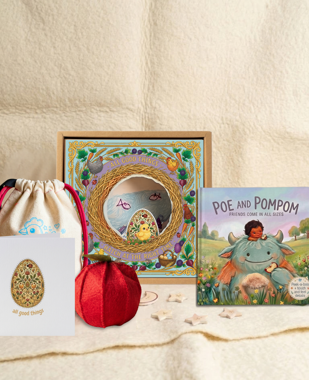 Pom & Poem interactive sensory board book