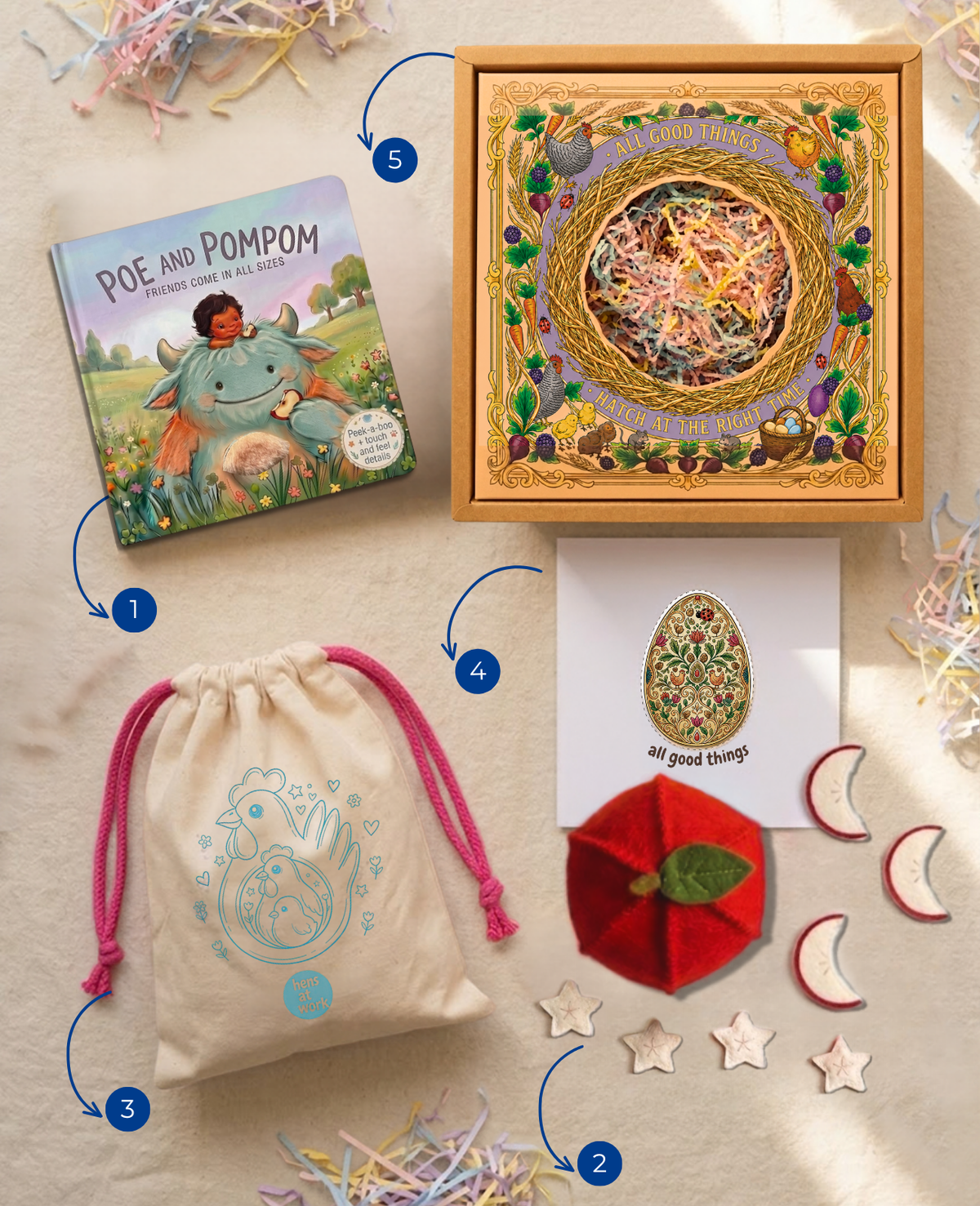 Pom & Poem interactive sensory board book