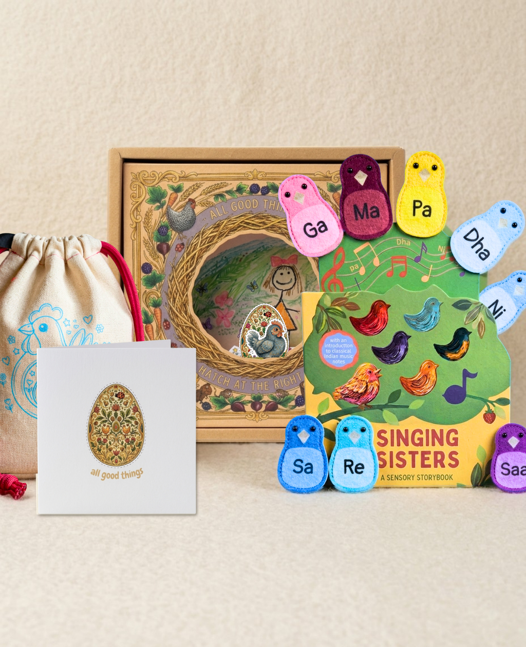 Singing Sister interactive sensory board book
