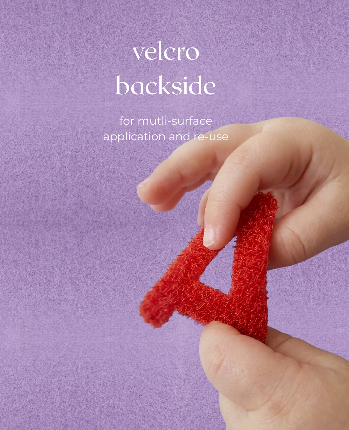 DIY Felt Velcro Alphabet & Number Set