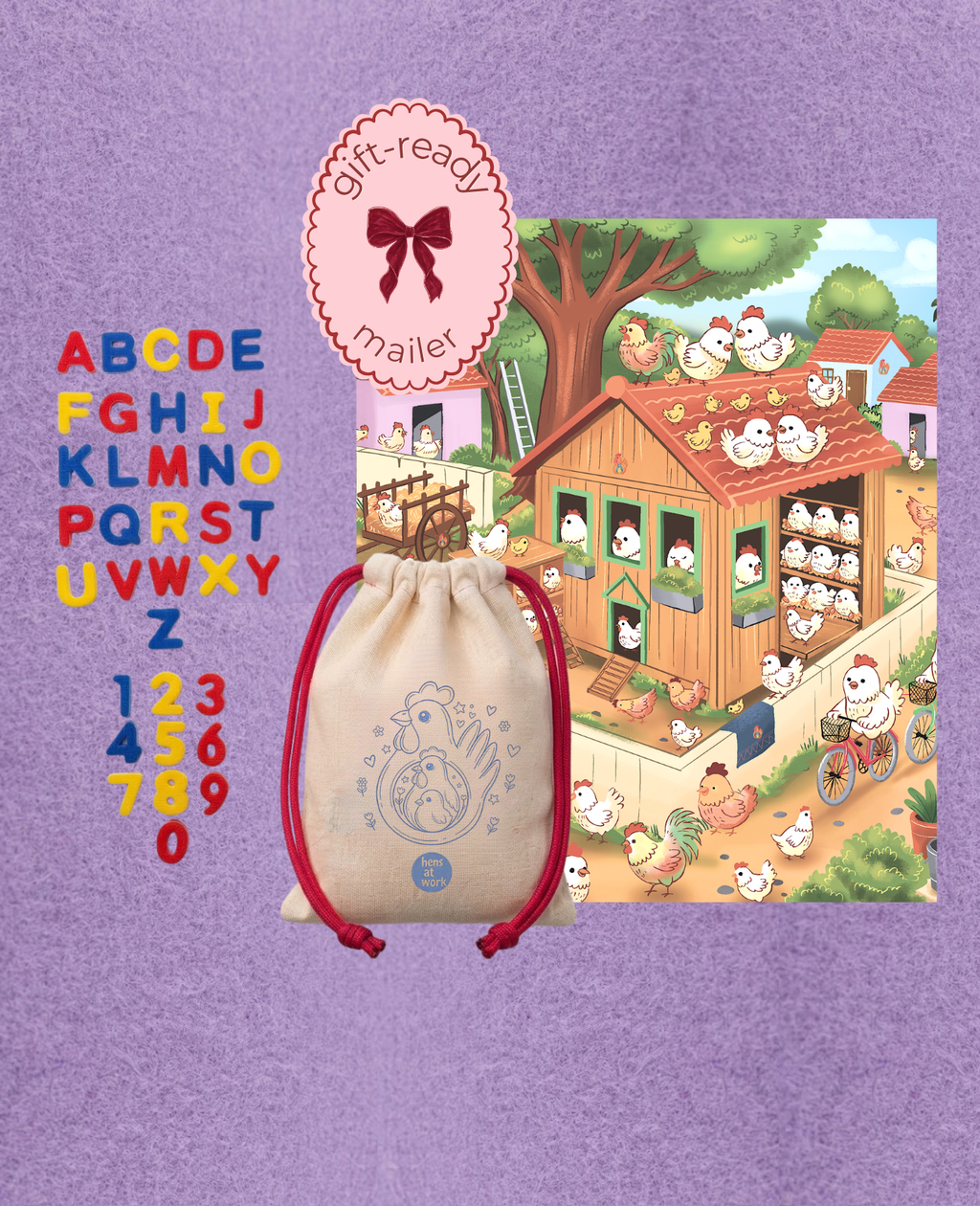 DIY Felt Velcro Alphabet & Number Set
