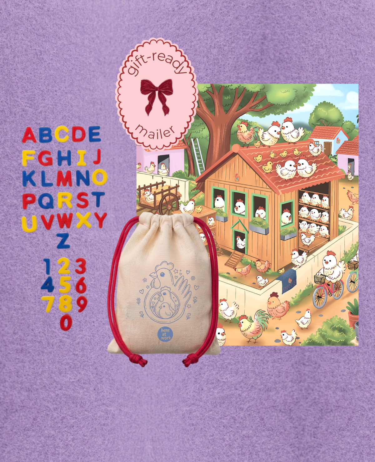 DIY Felt Velcro Alphabet & Number Set